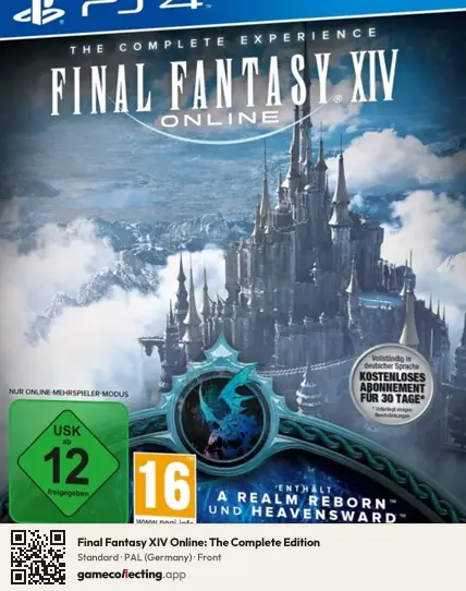 Final Fantasy XIV Online: The Complete Edition PlayStation 4, Germany box front