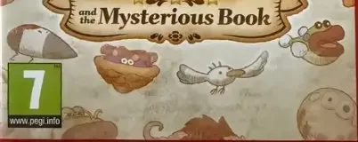 Yoshi and the Mysterious Book, the PEGI square on its front