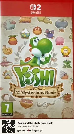 Yoshi and the Mysterious Book Nintendo Switch 2, PAL box front