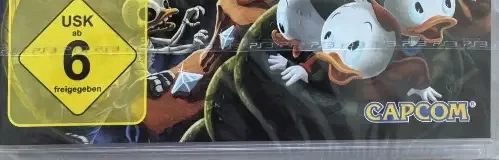DuckTales: Remastered, the USK square on its front