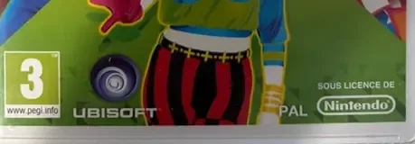 Just Dance 2015, the PEGI square on its front