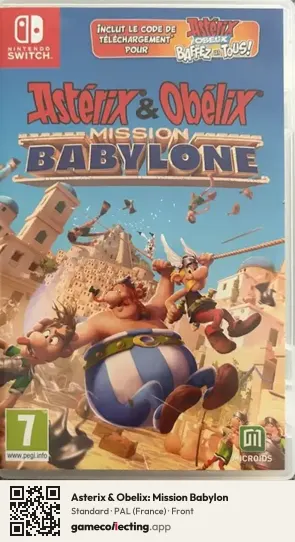 Asterix & Obelix: Mission Babylon Nintendo Switch, France box front