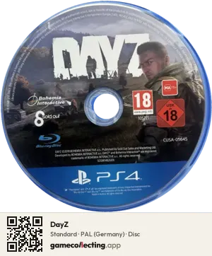 DayZ PlayStation 4, PAL disc
