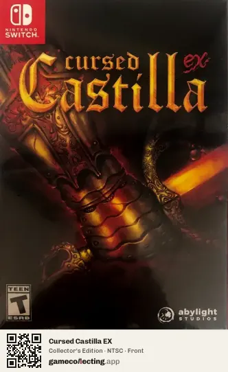 Cursed Castilla EX Nintendo Switch, NTSC box front