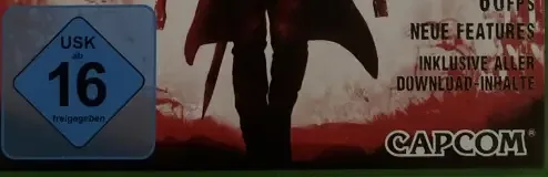 DmC: Devil May Cry, the USK square on its front
