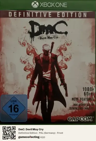 DmC: Devil May Cry Xbox One, Germany box front