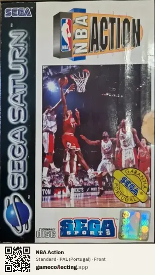 NBA Action Sega Saturn, Portugal box front