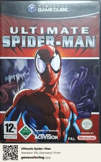 Ultimate Spider-Man Nintendo GameCube, Germany box front