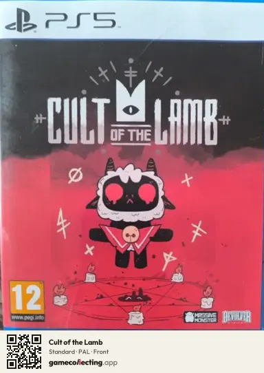 Cult of the Lamb PlayStation 5, PAL box front