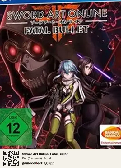 Sword Art Online: Fatal Bullet PlayStation 4, Germany box front