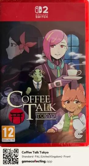 Coffee Talk Tokyo Nintendo Switch 2, United Kingdom box front