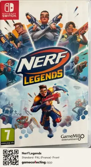 Nerf Legends Nintendo Switch, France box front