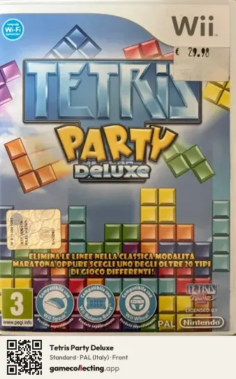 Tetris Party Deluxe Nintendo Wii, Italy box front