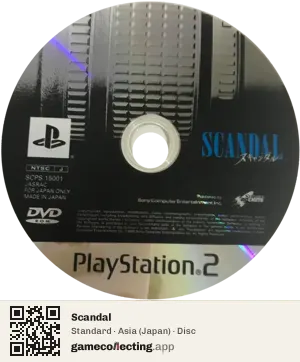 Scandal PlayStation 2, Asia disc