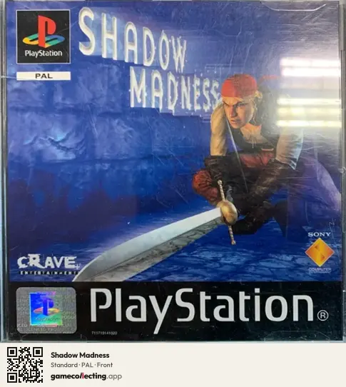 Shadow Madness PlayStation, PAL box front