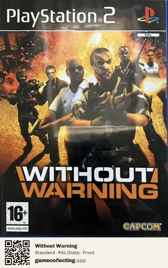 Without Warning PlayStation 2, Italy box front