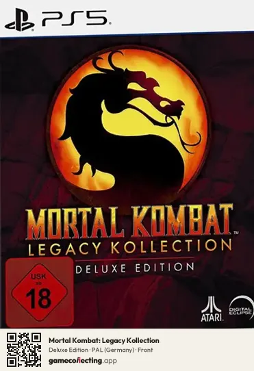 Mortal Kombat: Legacy Kollection PlayStation 5, Germany box front