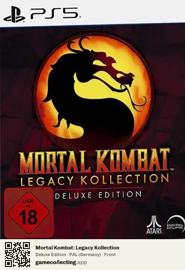 Mortal Kombat: Legacy Kollection PlayStation 5, Germany box front