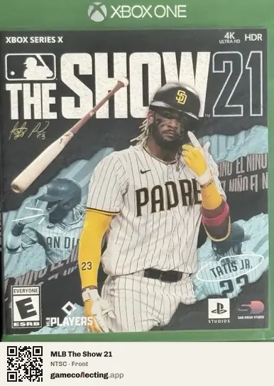 MLB The Show 21 Xbox One, NTSC box front