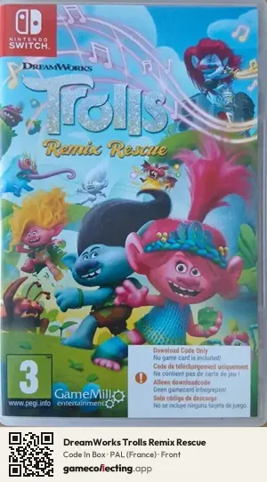 DreamWorks Trolls Remix Rescue Nintendo Switch, France box front
