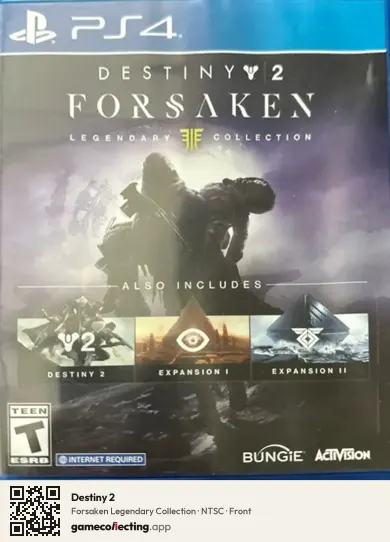 Destiny 2 PlayStation 4, NTSC box front