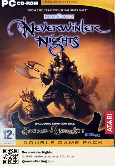 Neverwinter Nights Computer, PAL box front