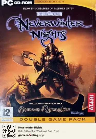Neverwinter Nights Computer, PAL box front
