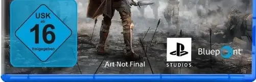 Demon's Souls, the USK square on its front