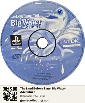 The Land Before Time: Big Water Adventure PlayStation, PAL disc