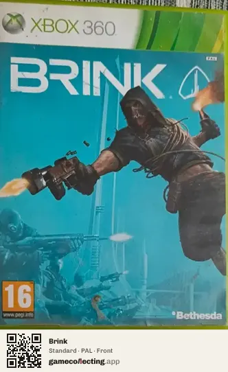 Brink Xbox 360, PAL box front
