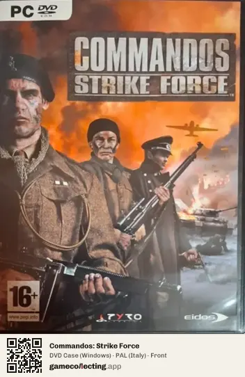 Commandos: Strike Force Computer, Italy box front