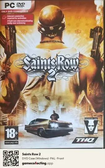 Saints Row 2 Computer, PAL box front