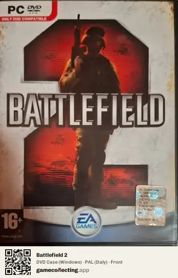 Battlefield 2 Computer, Italy box front