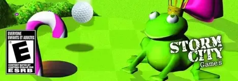 Gummy Bears Minigolf, the ESRB box on its front