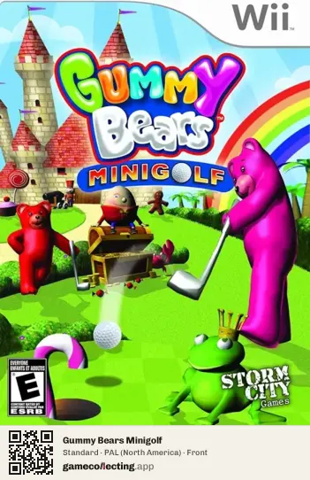 Gummy Bears Minigolf Nintendo Wii, North America box front