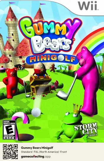 Gummy Bears Minigolf Nintendo Wii, North America box front