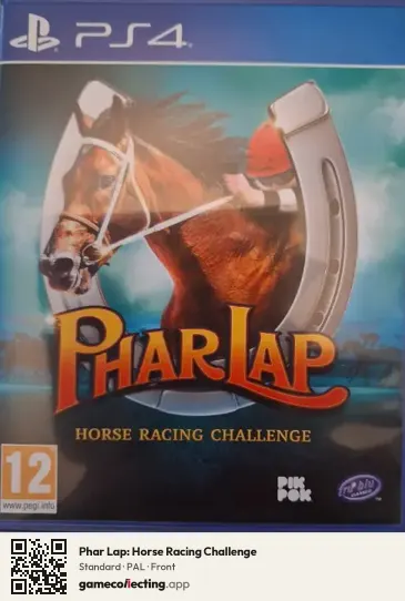 Phar Lap: Horse Racing Challenge PlayStation 4, PAL box front