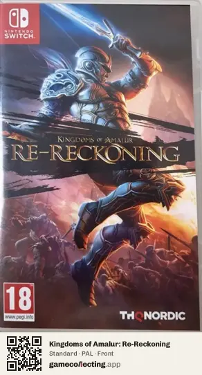 Kingdoms of Amalur: Re-Reckoning Nintendo Switch, PAL box front