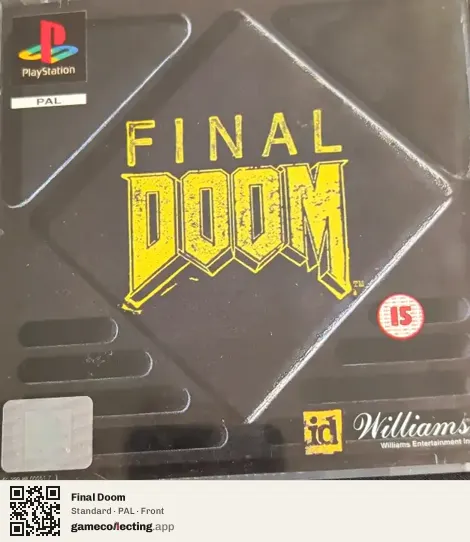 Final Doom PlayStation, PAL box front