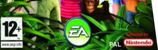 The Sims 2: Castaway, the PEGI square on its front