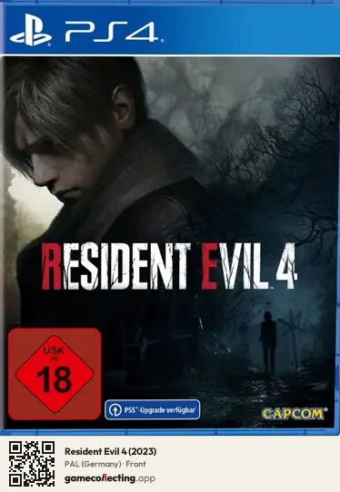 Resident Evil 4 (2023) PlayStation 4, Germany box front