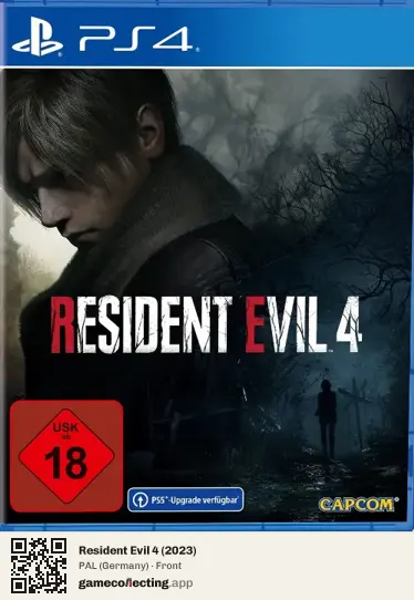 Resident Evil 4 (2023) PlayStation 4, Germany box front