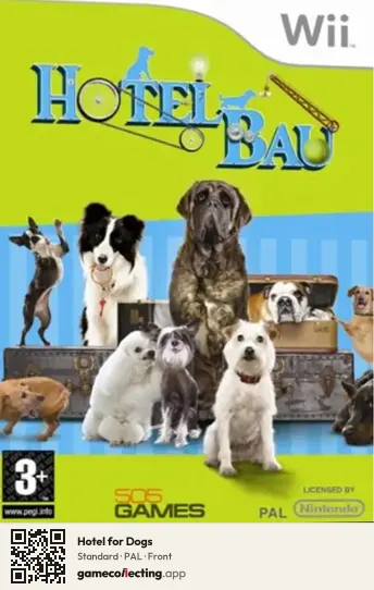 Hotel for Dogs Nintendo Wii, PAL box front