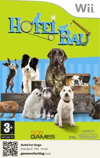 Hotel for Dogs Nintendo Wii, PAL box front