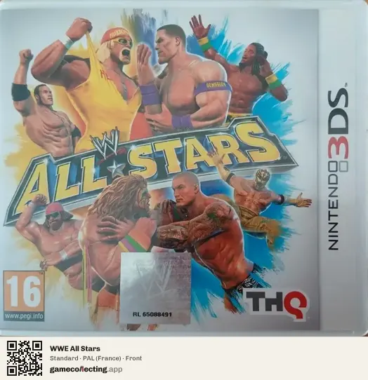 WWE All Stars Nintendo 3DS, France box front