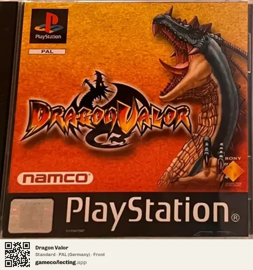 Dragon Valor PlayStation, Germany box front