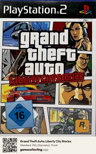 Grand Theft Auto: Liberty City Stories PlayStation 2, Germany box front