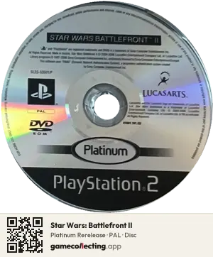 Star Wars: Battlefront II PlayStation 2, PAL disc