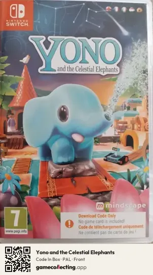 Yono and the Celestial Elephants Nintendo Switch, PAL box front