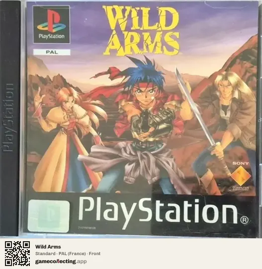 Wild Arms PlayStation, France box front